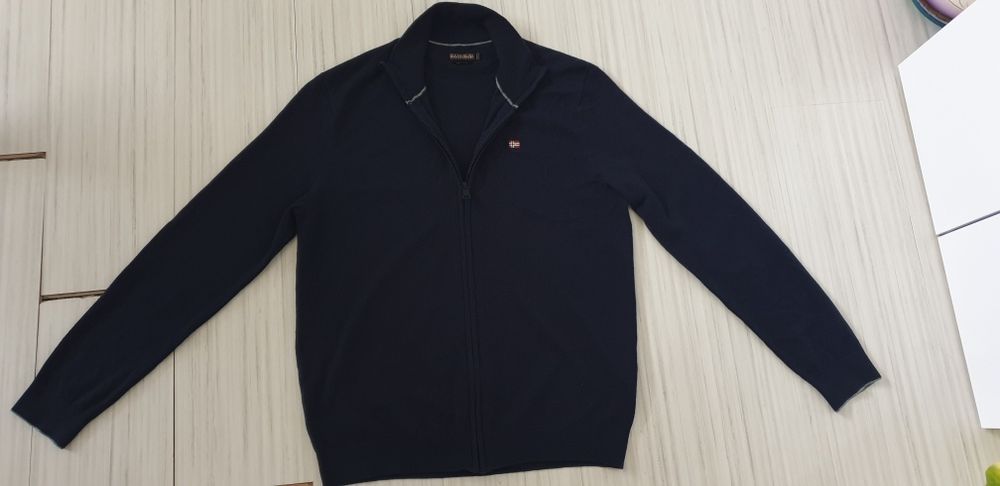 Napapijri Damavand Merino Wool Full Zip /  M НОВО! ОРИГИНАЛ! Жилетка С