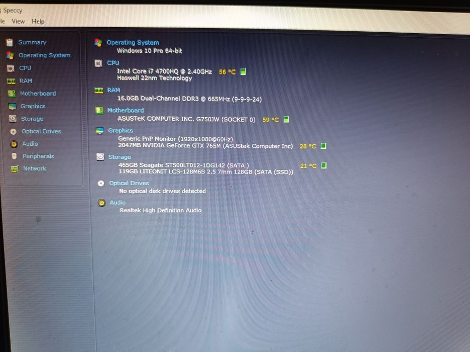 Asus Rog G750JW 17.3inch