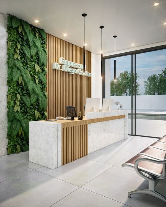 Ofis uchun reception (qabul joyi) yasab beramiz