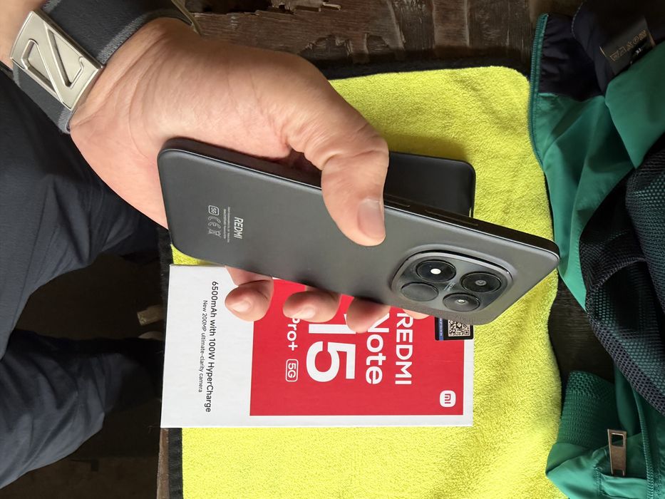 Redmi not 15 pro +5g pamit 8.256g holati ideal karopka dak bor