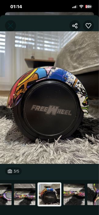 hoverboard freewhell