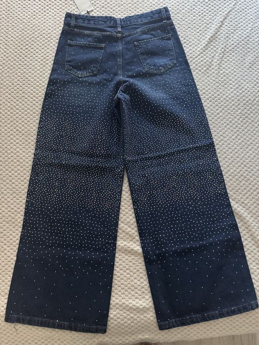 Дамски дънки с камъчета