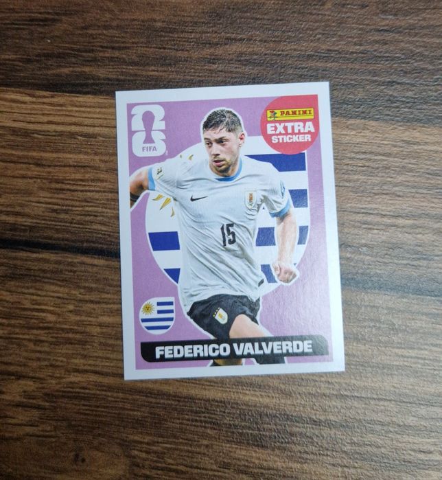 Valverde Regular Extra Sticker World Cup Panini