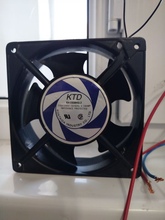 Вентилятор охлаждения кулер 220в