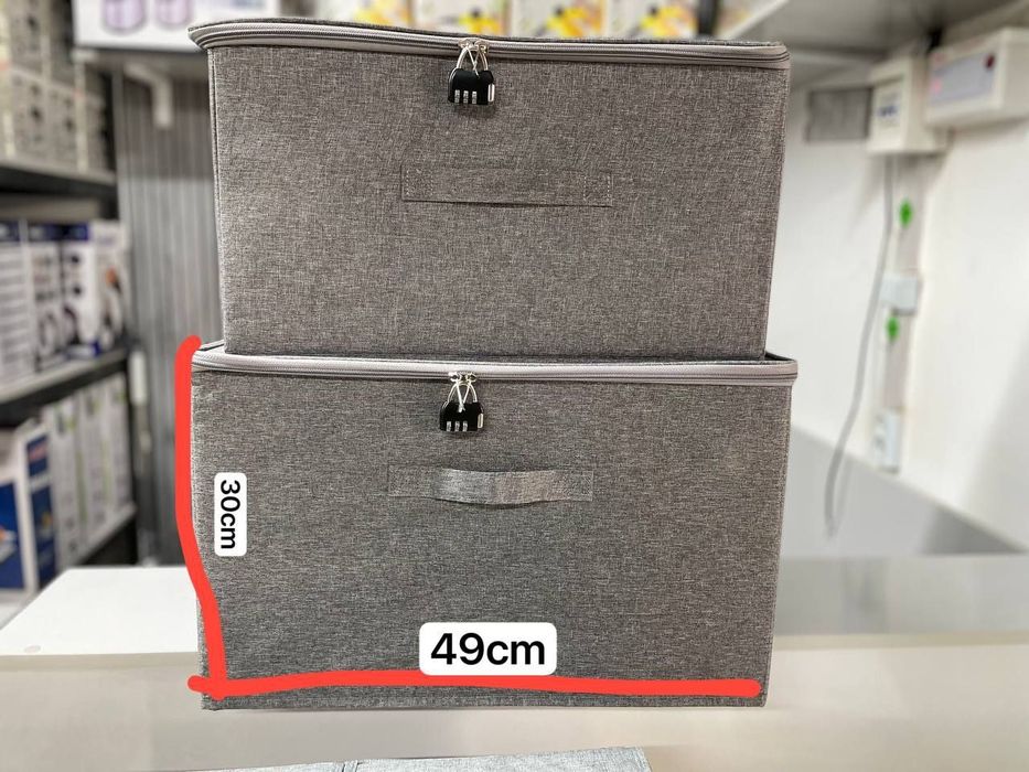 Большой тканевый органайзер для хранения вещей

• Вместительный органа