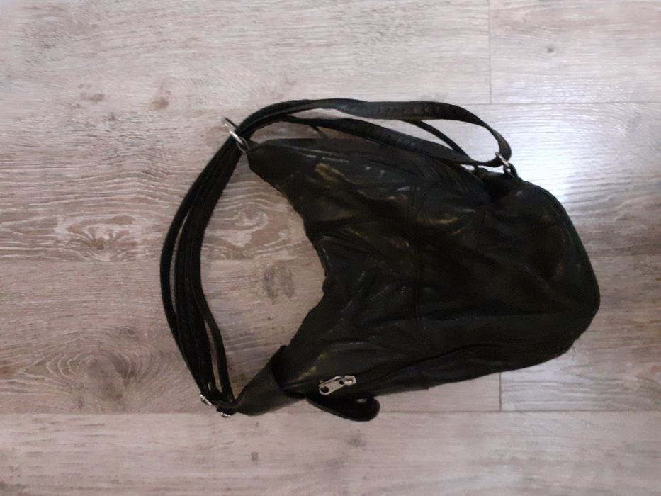 Сумка рюкзак кожа