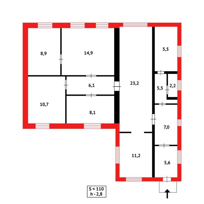 **Продам дом в Соц.городе по Азербаева