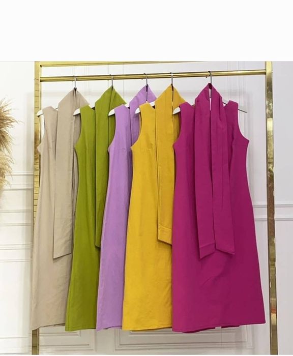 Продам новое платье лен Размер 42-44