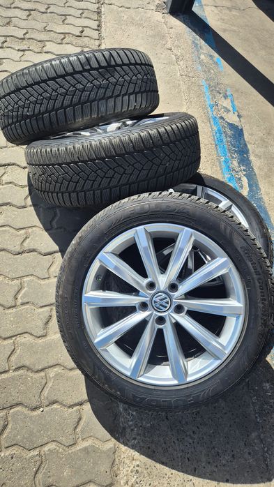 Jante 17,  5x112, cauciucuri de iarnă noi.