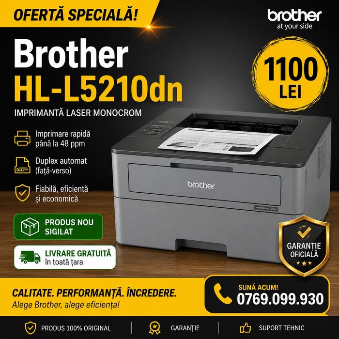 Brother HL-L5210dn | Sigilat | Livrare gratuita