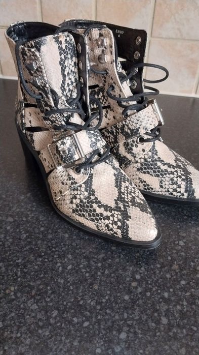 Steve Madden Botine Piele Sarpe Noi