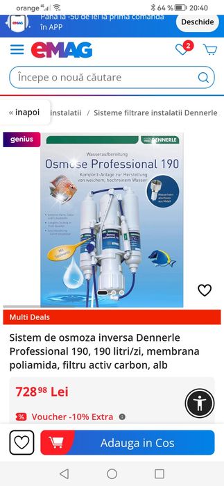 Instalație de purificarea apei