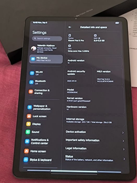 Xiaomi Pad 5 Pro 256gb