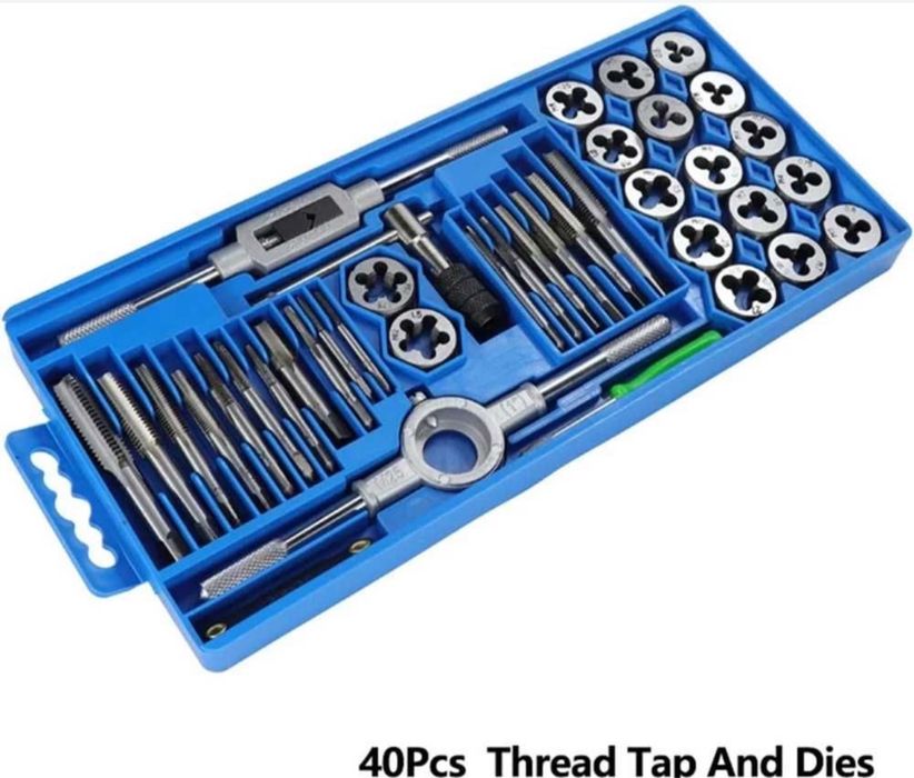 Kомплект плашки и метчици 40 части STAHLMAYER