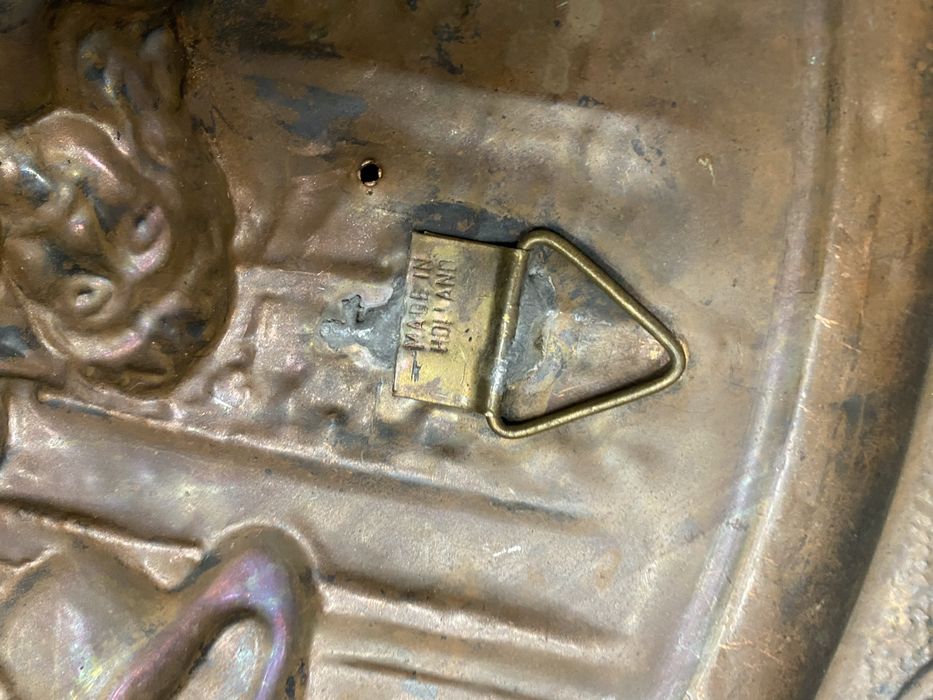 Голямо медно пано за стена от холандия