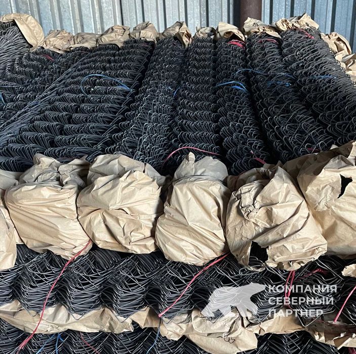 Сетка рабица. Рабица черная, рабица оцинкованная