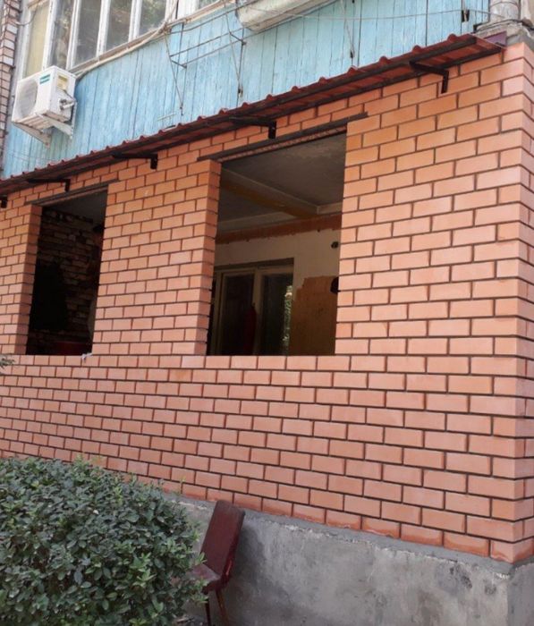 Кладка балкон Балконга гишт терамиз  Balkomga g'isht teramiz