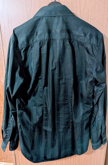 Черная мужская рубашка Topman