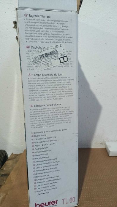 Lampă Cu Lumină Diurnă Nouă Beurer TL60 Dispozitiv Medical Fototerapie