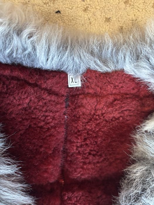 Vestă Cojoc Damă din Piele Naturală și Blană, Mărimea XL