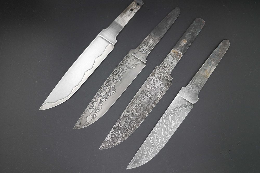 Ръчно изработени ножове и остриета от дамаска стомана и ламинати