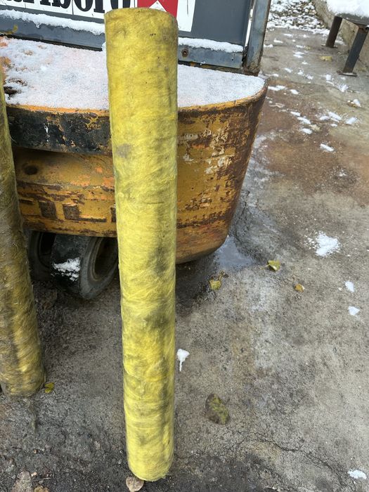 стекловата теплоизоляция труб отопления цилиндрический