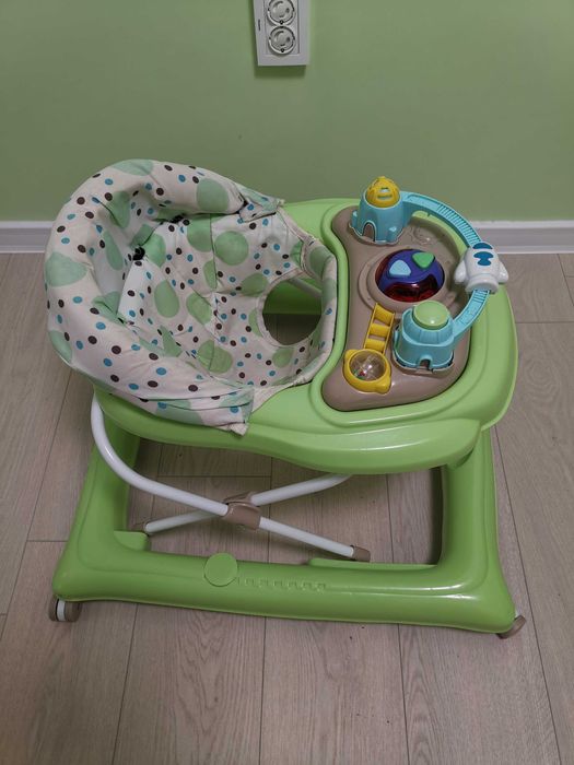 Cangaroo Детска музикална проходилка Eddy, зелена