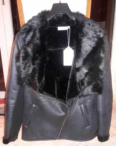 Кожухче от имитация на естествена кожа