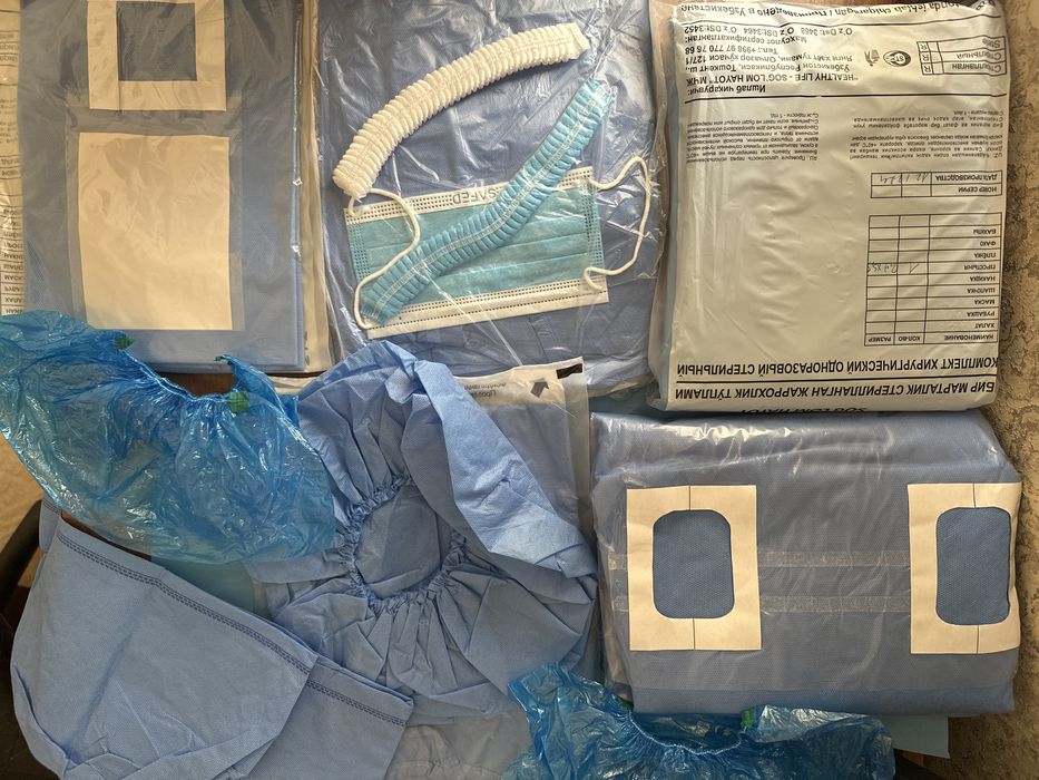 Одноразовые хирургические комплекты, СИЗ, медтекстиль всё для клиник.