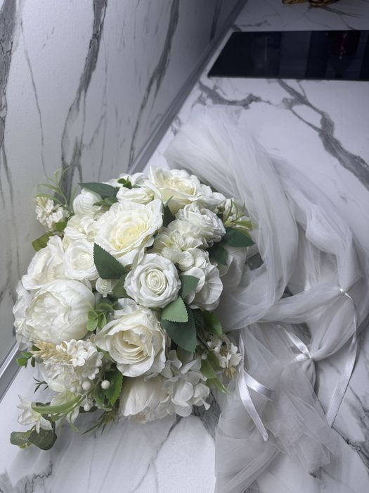 Сватбена декорация за кола с вакуум