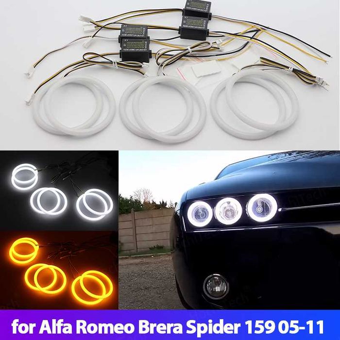 Cotton LED ангелски очи за ГОЛФ. АЛФА. БМВ.