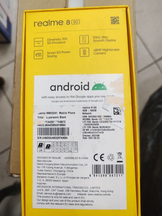 Realme 8 5G  4/64
