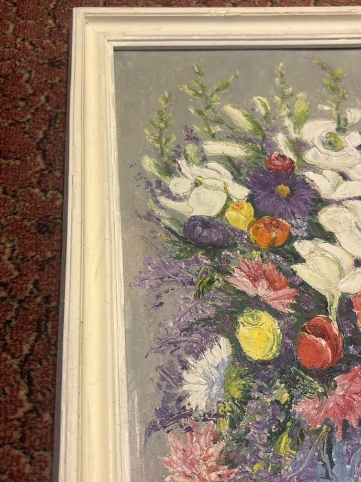 Tablou de colecție „Vas cu flori de câmp” – Marin Mîndulescu (Ulei pe pânză)