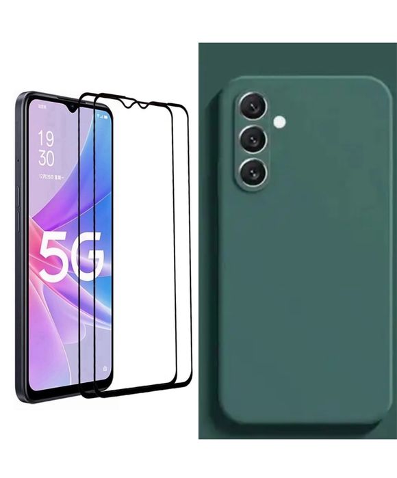 Samsung A21s/A22/A23/A25/A24/A06 Husa Silicon Catifea + Folie Sticla