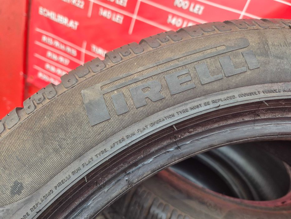 4 Anvelope M+S IARNA - 225/50/17 - PIRELLI - PROFIL CA NOU - DOT 2018 RFT RUN-FLAT * OEM BMW