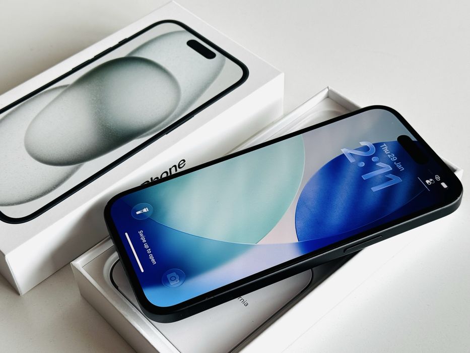 Iphone 15 128GB Black 98% Батерия! Гаранция 6 месеца