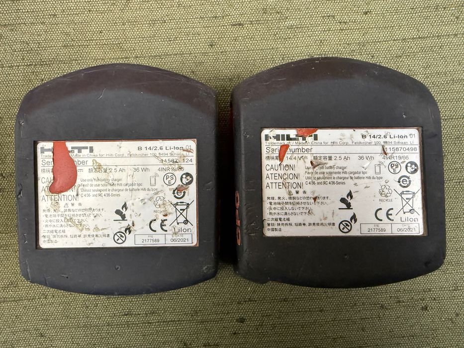 Hilti SID 14-A импакт ударен винтоверт с 2 батерии и зарядно