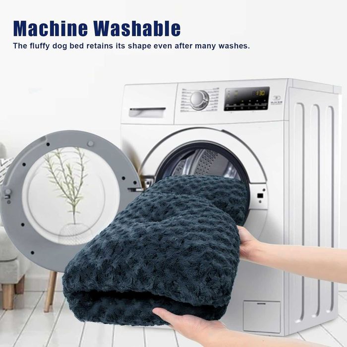 Легло за кучета OKYUK, което може да се пере, (M, тъмно сиво)