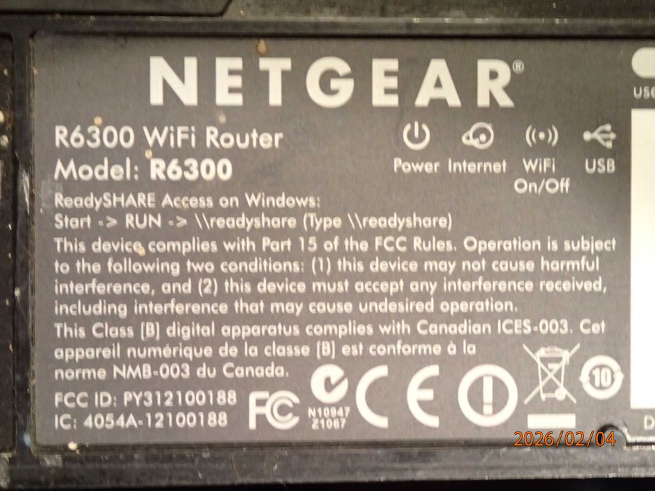 Router wireless Netgear; Apple