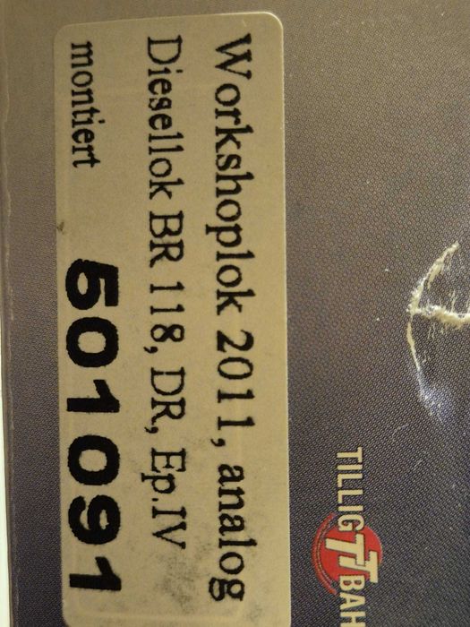 Locomotiva Diesel BR 118 - Tillig - Scara TT