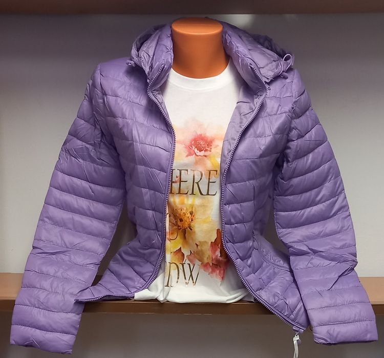 Лилаво яке дамско шушлек