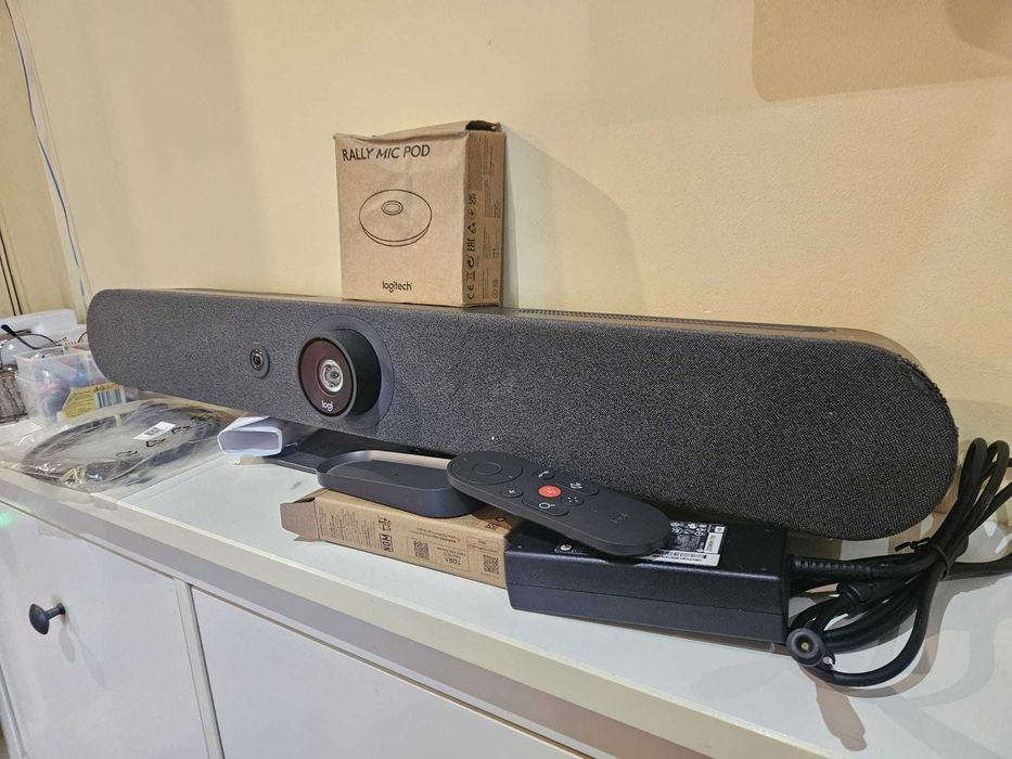 Logitech Rally Bar Min Camera,Videochat,videoconferinta Wireless4K,TOP