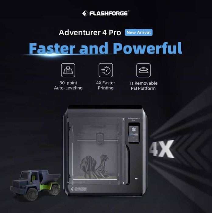 3D принтер Flashforge Adventurer 4 (1 катушка в подарок)