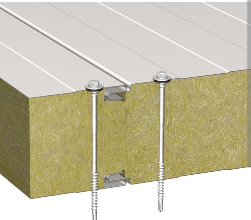 Сэндвич-панели стеновые и кровельные для ангара