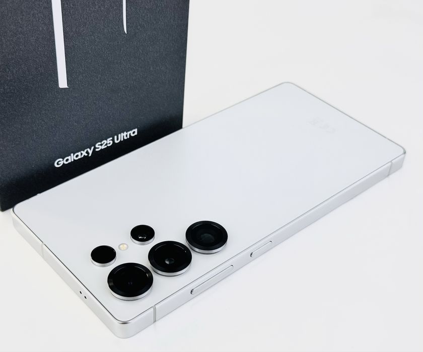 Samsung S25 Ultra 5G 256GB 12RAM Whitesilver 100% Батерия! Гаранция!