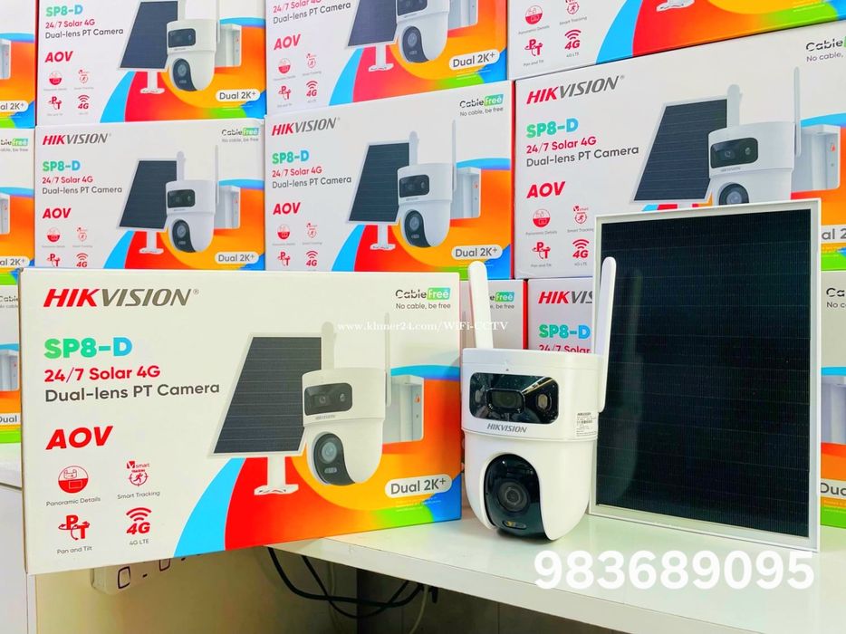 Hikvision quyosh panel kamera smart camera solar 4g dual