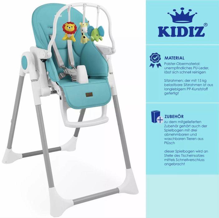 KIDIZ® 3в1 детско столче за хранене