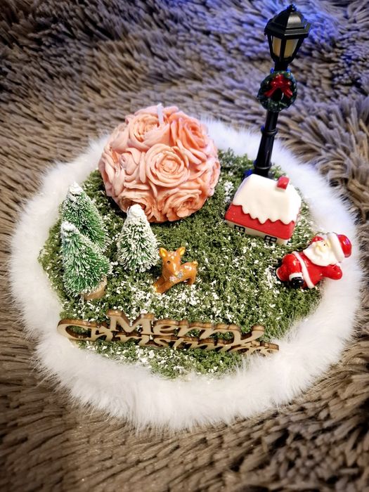 Ръчно изработена коледна декорация