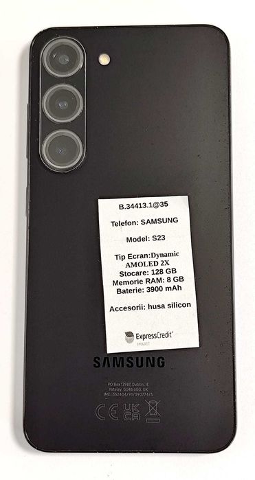 (AG 35) Telefon Samsung S23  b.34413 - 1500 Lei Garantie 2ani!