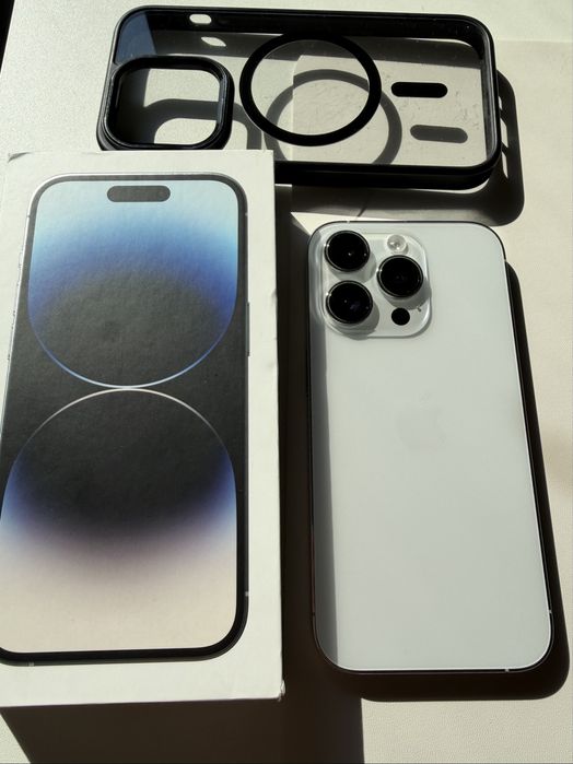iPhone 14 pro 128 gb Silver impecabil 10/10